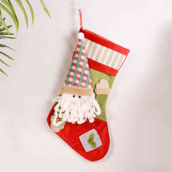 

christmas new socks straight santa cartoon scene decorations