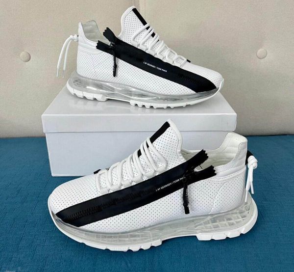 

2021s super quality men's casual shoes luxury designer sneaker spectre low runner jogging trainers outdoor sports white genuine leather, Black