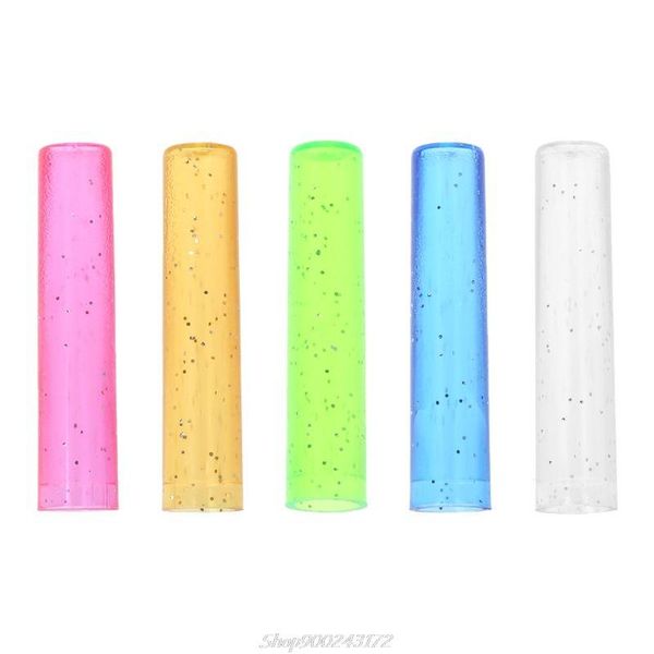

6pcs cute pencil cap sleeve cover extender plastic protector school supplies au26 20 dropship refills, Black;red