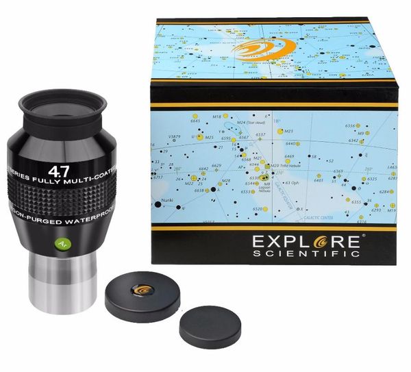 

telescopes explore scientific 82 degree series 4.7mm eyepiece (1.25")