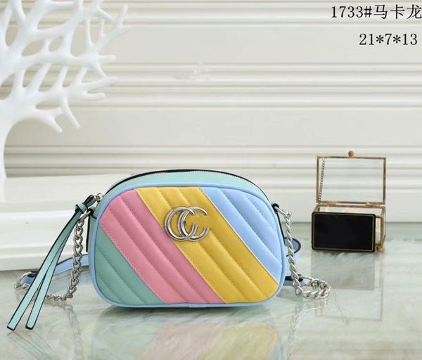 

new fashion makaron classic color chain slung one shoulder women's bag handbags sale