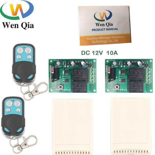 

10amp 2ch 2 gangs remote control switch wireless receiver relay module for rf 433mhz change current direction controlers