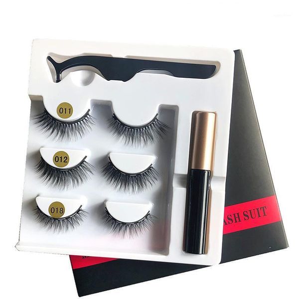 

liquid-tweezers-set eyelash makeup-tool beauty lasting handmade 3-pairs waterproof comestic extension1