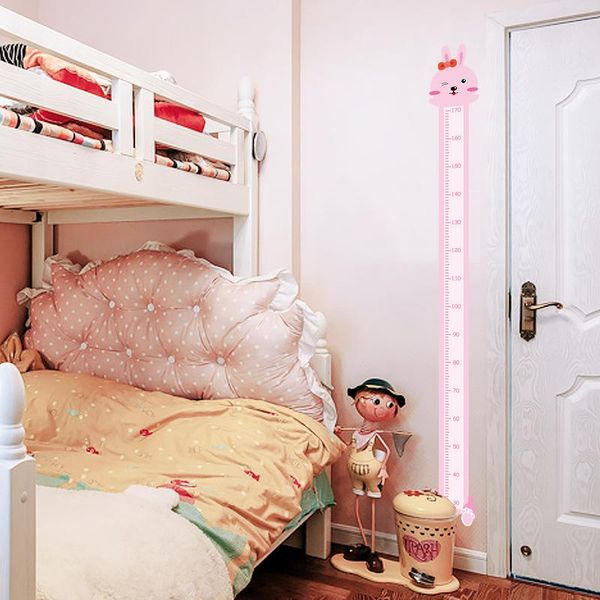 

creative cartoon animal height wall sticker decor measure mural decals nursery children's room kindergarten decorative wallpaper sticke