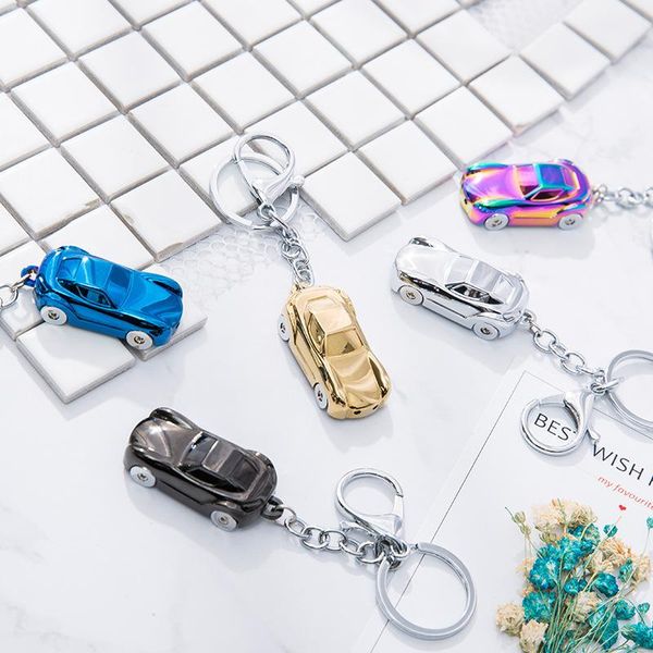

interior decorations mini car metal key chain women keychain men and creative gift couple pendant jewelry