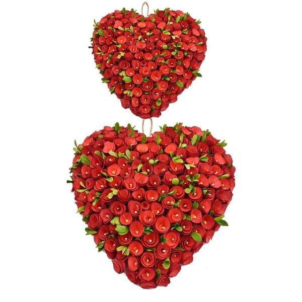 

decorative flowers & wreaths mother's day simulation rose wreath spring valentine's outside realistic drop