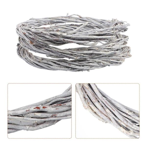 

decorative flowers & wreaths 3pcs natural wicker diy garlands for wedding party