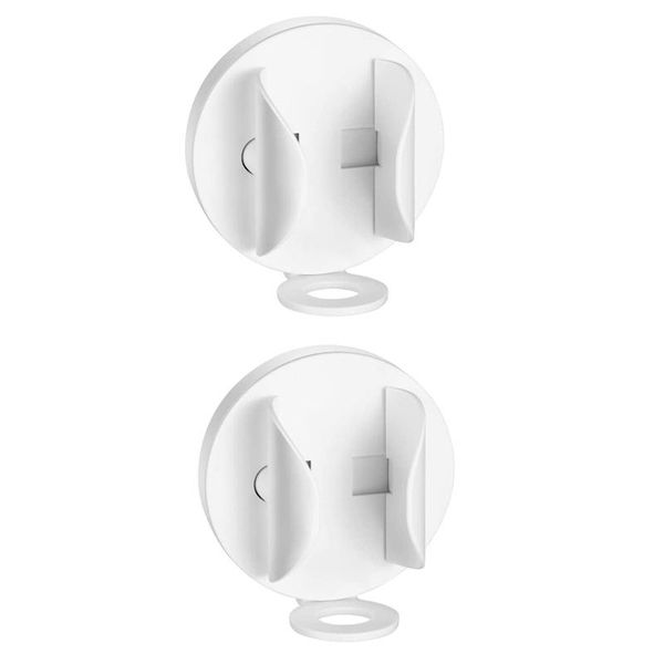 

electric toothbrush holder bathroom organizer, 2pcs adhesive wall mounted holder, decor smart