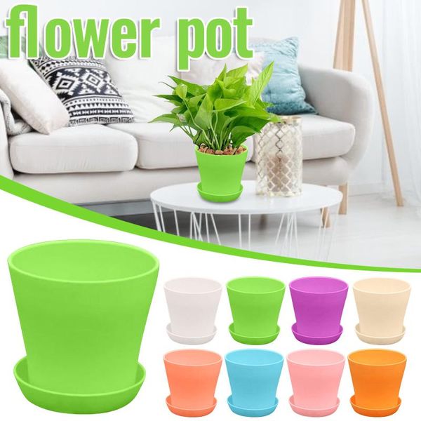 

3pcs plant pot macetas pp flower balcony green gardening garden accessories decorativas drop ship planters & pots