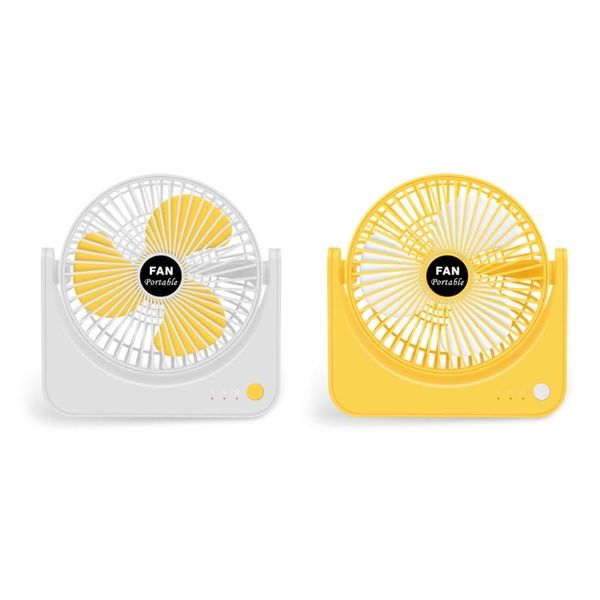 

electric fans mini usb deskfan 2000mah 3 gears air cooling portable wireless
