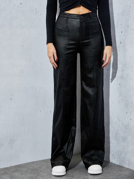 

tall high waist wide leg jeans 78wp#, Blue