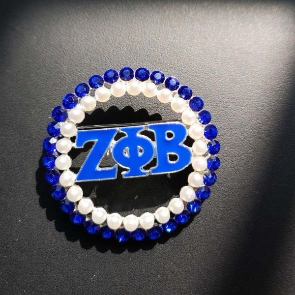 

pins, brooches drop zeta phi beta sorority pearl pin zpb lapel brooch jewelry, Gray