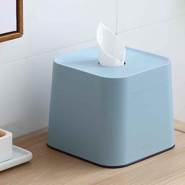 

tissue boxes & napkins 2021 home office solid color facial storage box roll paper holder organizer kitchen napkin container