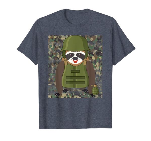

Armed Forces Military Sloth T-Shirt, Mainly pictures