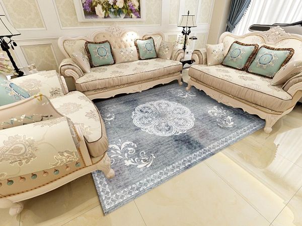 

Retro Floor Mat Kitchen Living Room Bedroom Bathroom Corridor Rectangular Door Anti Slip Rugs Pattern Printed Carpet Carpets