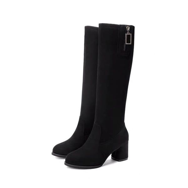 

boots chinese brand women's shoes, fashion warm with velvet zipper, delivery, 2 colors, Black