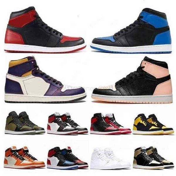

double high smoke grey mens womens basketball shoes sneakers 1s shadow banned 3 bred toe shattered men sports shoes