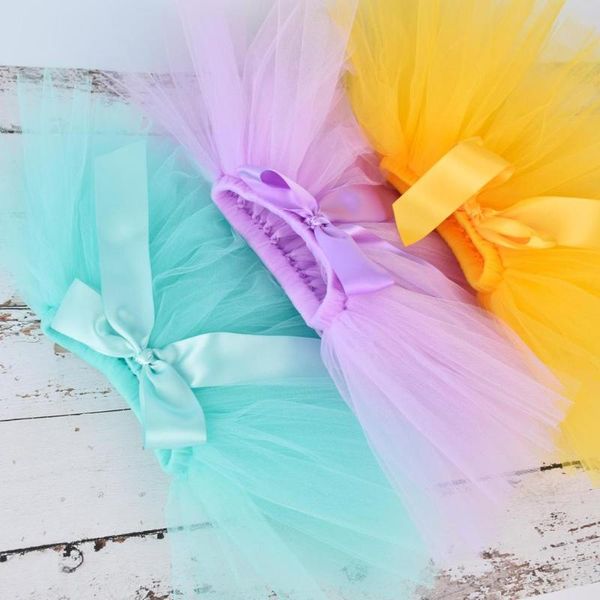 

2pcs/set baby girls tutu skirts summer p costume infant baby tutu skirts headband for 0-24m, Blue