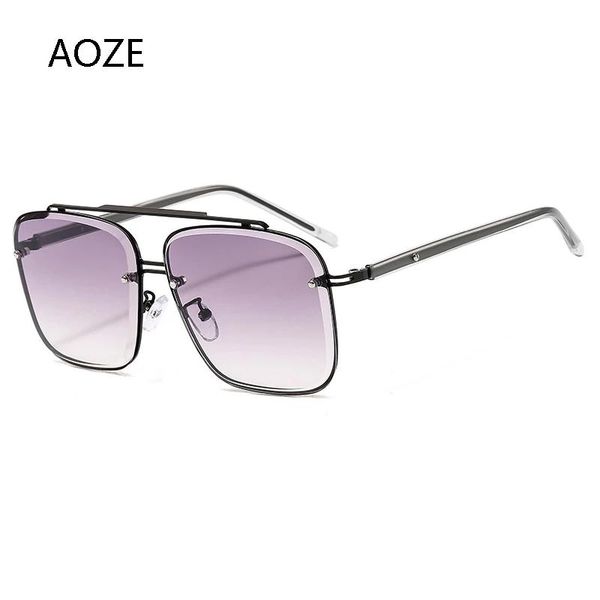 

sunglasses aoze2021 luxury fashion style classic gradient eye protection, White;black