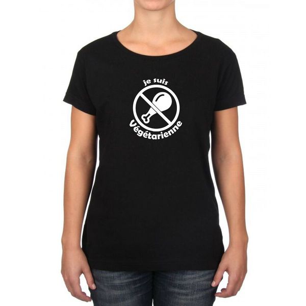 

womens t-shirt i am vegan, White;black