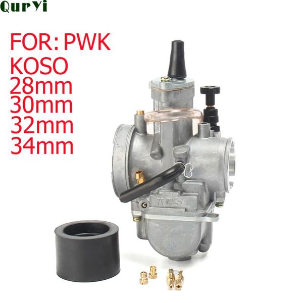 

motorcycle fuel system 2t 4t universal motorbike carburetor carburador carb 28 30 32 34 mm with power jet for koso racing motor dirt bike
