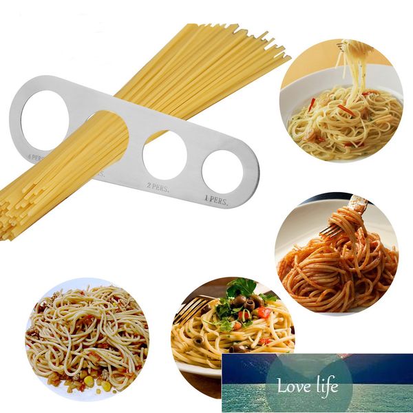 1 Pz Cucina In Acciaio Inox Pasta Noodle Misura Accessori Da Cucina 4 Fori Spaghetti Misuratore Strumenti Prezzo di fabbrica design esperto Qualità Ultimo Stile Originale