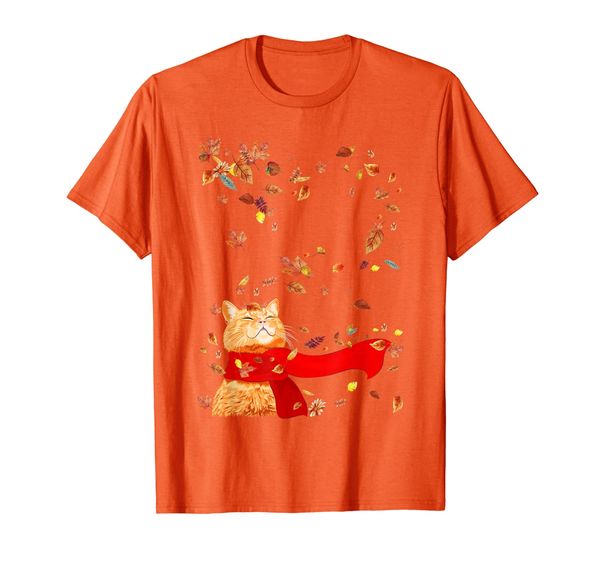 

Maple Cat Leaf Fall Hello Autumn Funny Cat Kitten Lover T-Shirt, Mainly pictures