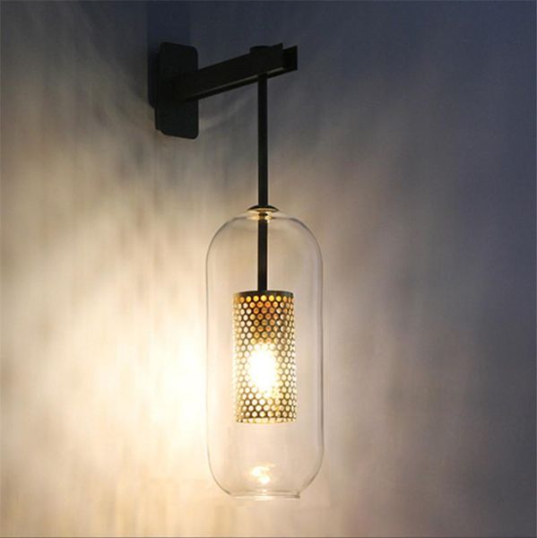 

wall lamp e14 kitchen luminaire post-modern glass lights nordic led sconce for bathroom bedroom home lighting fixtures