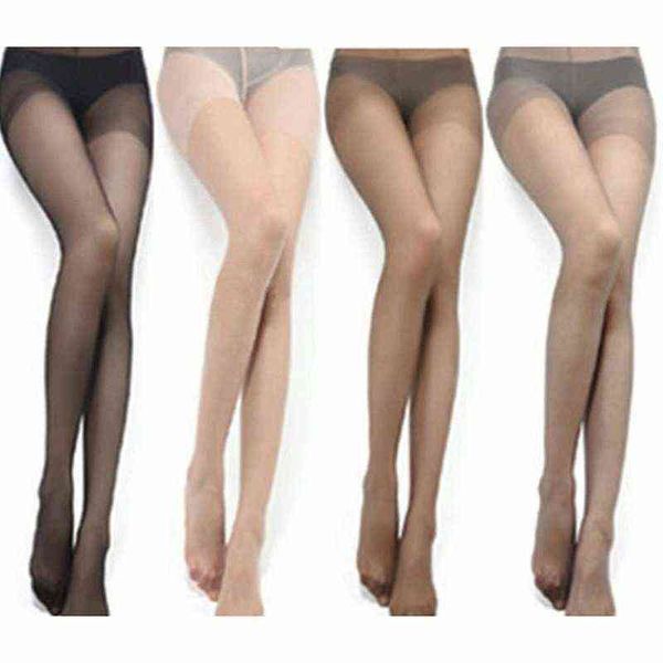 

1pc women popular sheer tights crotchless pantyhose women 4 colors long stockings for women girls y1130, Black;white