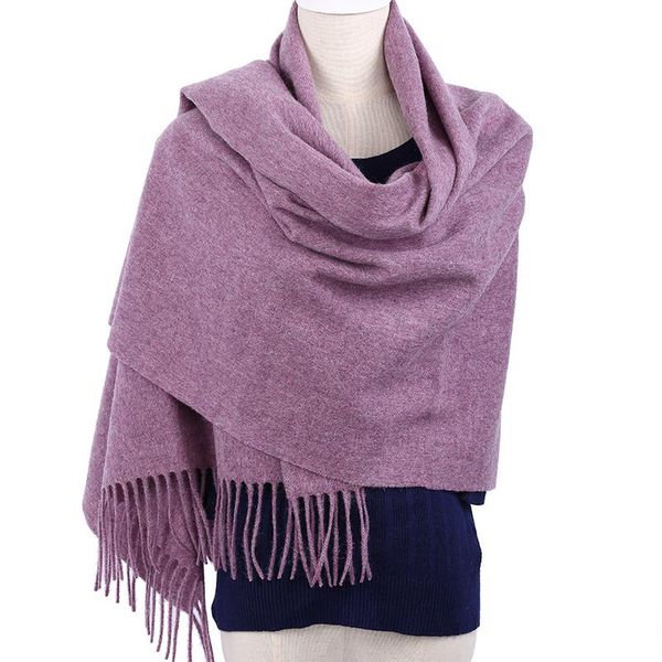 

bandanas wool ladies scarf shawl solid long scarves wraps pure, Blue;gray