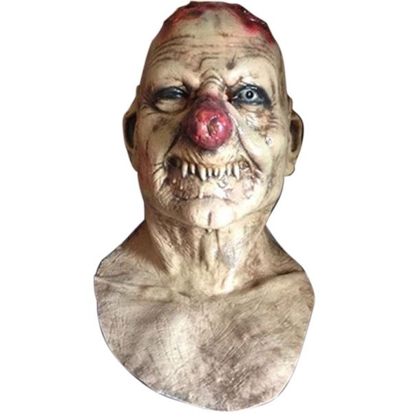 

party favor big nose horror latex mask creepy costume cosplay props scary clown for halloween