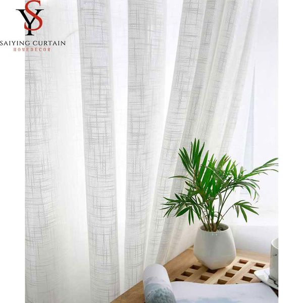 

curtain & drapes white linen tulle window treatments for living room sheer voile bedroom the kitchen drape blinds ready made