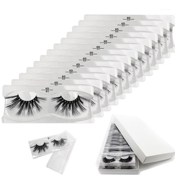 

20 pairs eyelashes 25mm mink eyelash 3d lashes wholesale bulk natural long soft makeup lash1