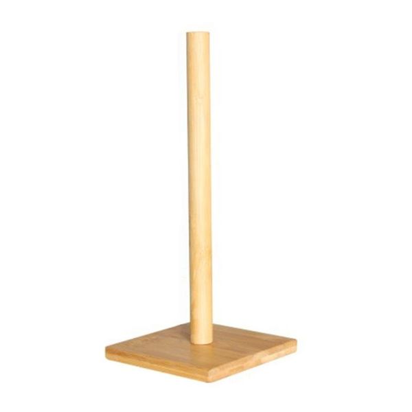 

toilet paper holders bamboo towel dispenser easy one-handed tear for kitchen counterholder square/ round/ oval bottom