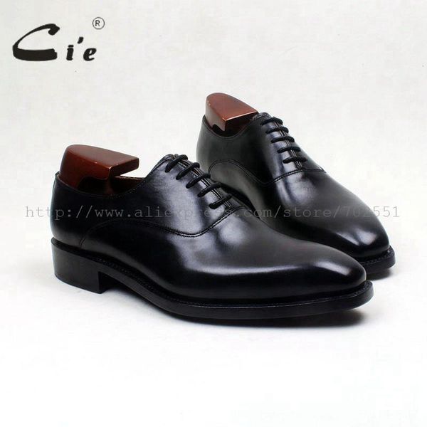 

dress shoes cie genuine calf leather upper inner outsole bespoke handmade work men's oxford color black shoe no.ox571