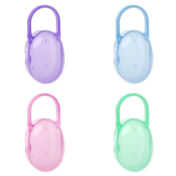 

pacifiers# 1pc solid portable baby infant child pacifier nipple storage box cradle cover travel accessories