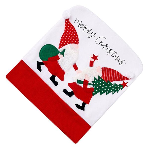

chair covers 1pc christmas cover santa claus slipcover xmas sleeve ornament