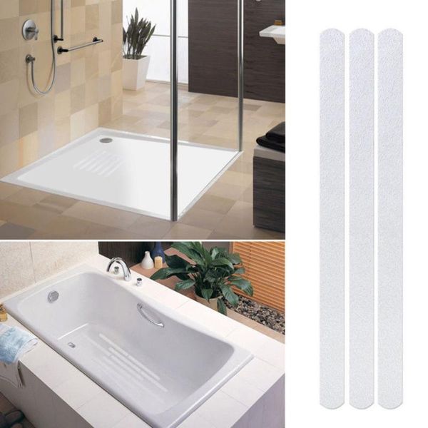 

pcs stair steps bathroom bathtub non-slip stickers tape transparent waterproof accessories bath mats