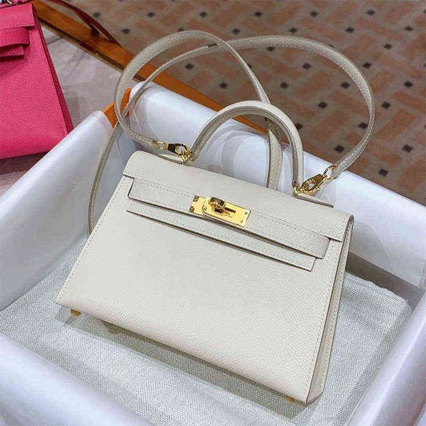 

bags luxury h designer kellies 2022 new fashion mini women's bag real leather portable cowhide second generation single shoulder messen