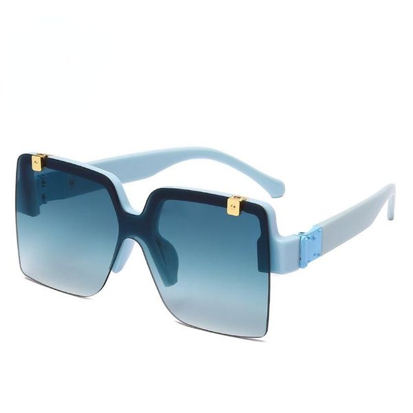 

sunglasses european and american large-frame exaggerated, White;black