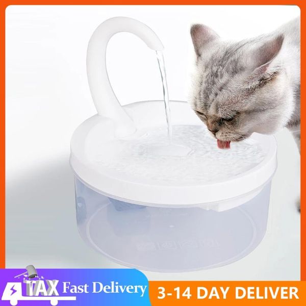 

cat bowls & feeders automatic water dispenser swan neck shape pet fountain drinking bowl usb super quiet drinker auto feeder for dogs and ca