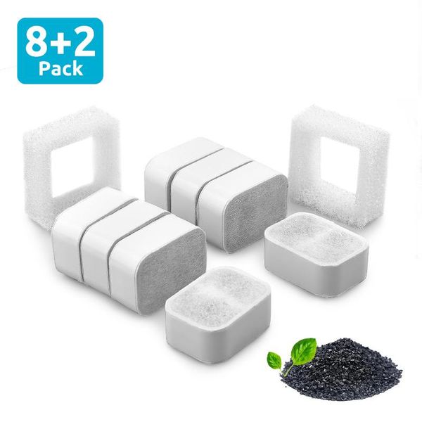 

cat water fountain replaced activated carbon filter for pet dogs drinking dispenser cats automatic drinker replacement filters bowls & feede