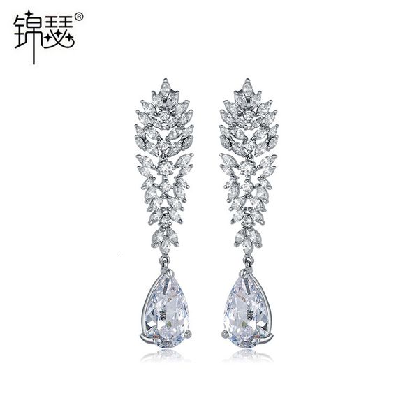 

jewelry charm stud echo earrings aaa zircon fashion popular, Golden