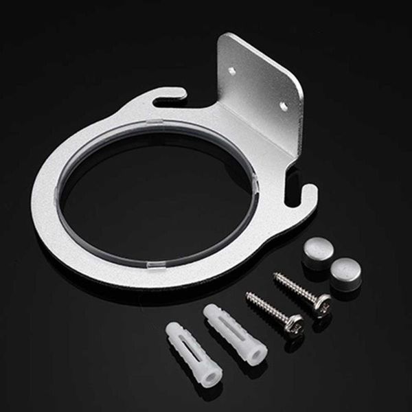 

salon aluminium alloy bedroom wall mounted bathroom hair dryer holder bolt insert home el fixed support with inner ring rack shelves
