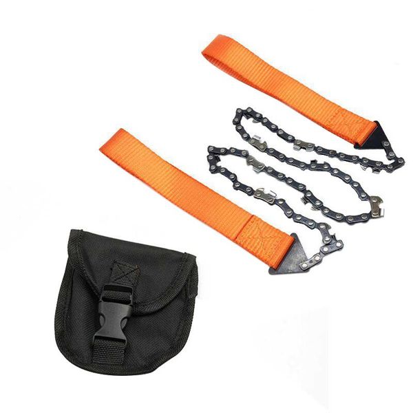 

hand tools 3/8 thin tooth chainsaw garden trimming outdoor survival folding portable chain saw woodworking