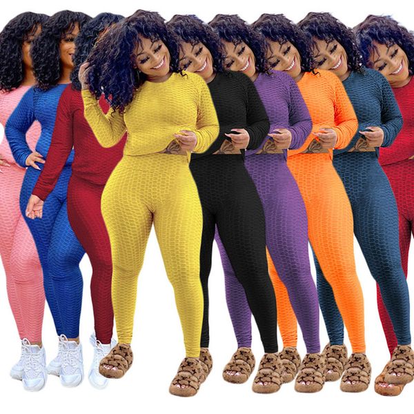 

women tracksuits solid color two piece set yoga hoodies pants plain pullover leggings sportswear fall winter casual clothing sweatshirts 428, Gray