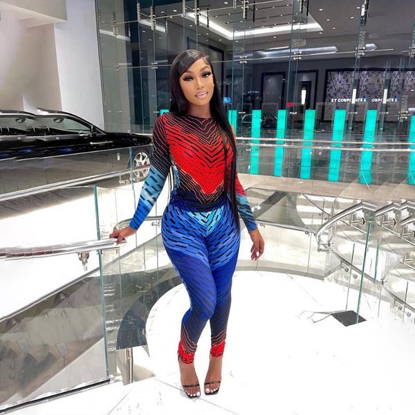 

women's two piece pants vbpb 2021 fancy elastic young tracksutis full sleeve long pencil skinny women 2 set, White