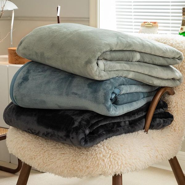 

blankets thick coral fleece blanket quilt thin section small single office nap sofa spring and autumn