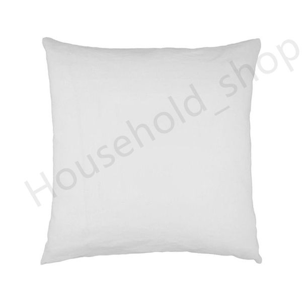 Sublimação em branco Caso de travesseiro 40 * 40 cm macio transferência térmica fronha de pillowcover impressão calor fronha DIY almofadas brancas Atacado A02