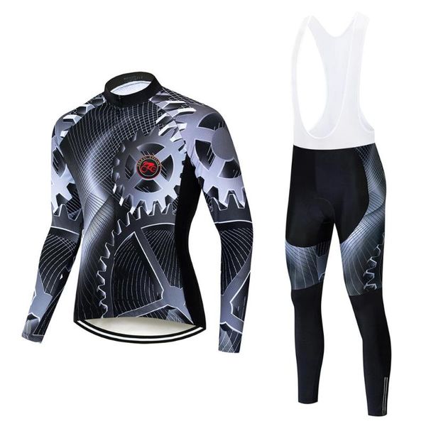 

men's cycling clothing kits road mountain bike clothes suits bicycle jersey bib sets mtb uniform dress outfit riding wear racing, Black;blue